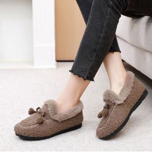 여성 겨울신발 양털로퍼 안감퍼 모카신 뽀글이 털단화 방한 운동화
