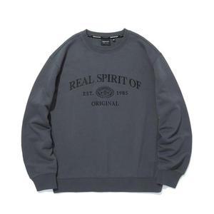 인터크루 HC10 맨투맨 티셔츠 남여공용 볼륨자수 맨투맨 티셔츠 ITY3TM01A