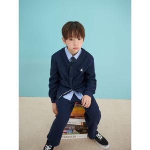 [BEANPOLE KIDS] 와플소재 가디건 세트  네이비 (BI5141U07R)