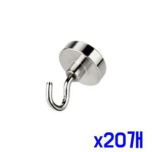 작고 가벼운 다용도 사용 자석후크 12mm x20개 걸이