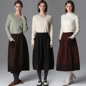 르오트 윈터 데일리 볼륨 스커트