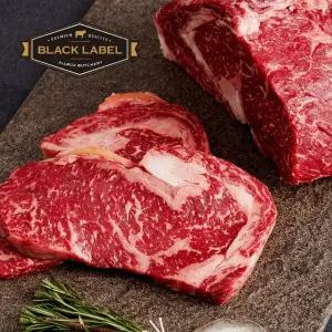 블랙라벨 미국산 초이스등급 소목등심구이 200g x 11팩 (총 2.2kg)