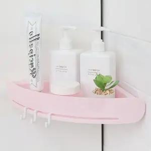 무타공 욕실코너선반 스텐 화장실 샴푸 각도조절 부착형