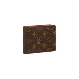 [명품] 루이비통 멀티플 모노그램 캔버스 반지갑 M60895