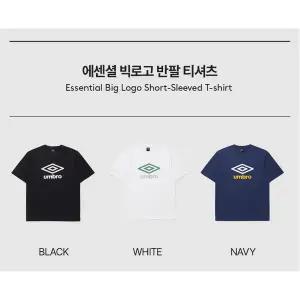 [엄브로](강남점) 남녀공용 에센셜 빅로고 반팔 티셔츠 UQ123CRS18