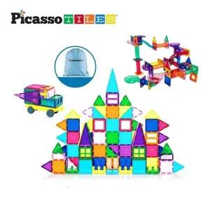[피카소타일] 자석블럭 마블런100+마그네틱캐리백빌딩 타일101(201PCS세트)