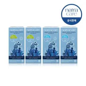 탐폰 어플리케이터-레귤러2개+슈퍼2개 묶음 총64매입