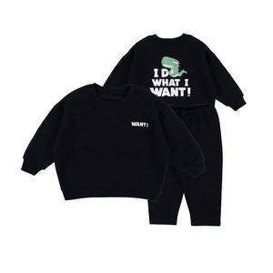 겨울아동복 유아복세트 아동상하복 유아옷상하세트(블랙)