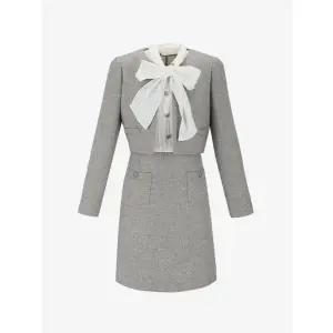 [롯데백화점]SOUP 타이 탈착 자켓형 원피스 SB3OPM5