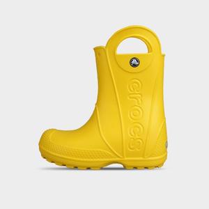 [크록스][2025 SS] 크록스 키즈 핸들잇 아동 주니어 레인부츠 유아 장화 노랑 12803-730