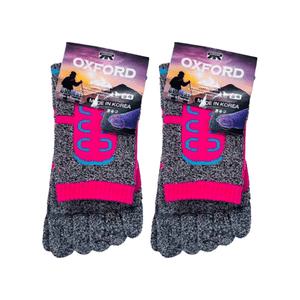 옥스포드 여성 등산 쿠션 발가락양말 OF2701 색상랜덤 1+1