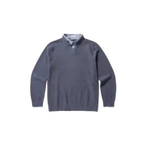 [롯데백화점]올젠 올젠 25년 면혼방 셔츠레이어드 스웨터 ZPF1ER1501