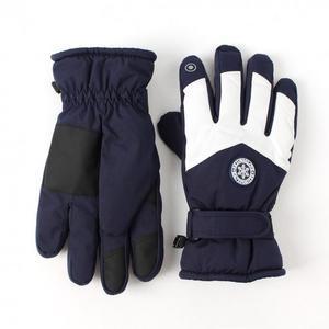 방한 스포티즌 스키장갑 융기모 방풍 스마트폰 네이비 터치장갑 남성용 글러브 방수