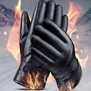 윈터 PU 장갑 전천후 논슬립 터치장갑 방한 DS 가죽 오토바이