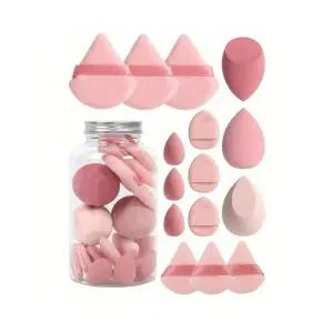 비바로싸 초밀착 쿠션 미니 물방울 파우더 캔 퍼프 15p