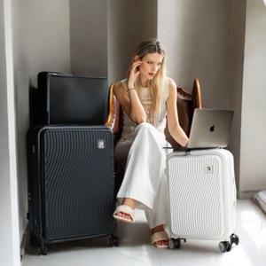 [빅터]PG 에스로체 캐리어 20인치(PC 전면오픈 더블휠 확장바디 TSA락 안티스크래치)