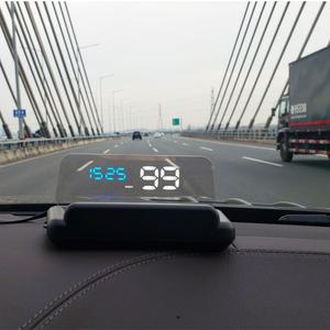 헤드업 자동차 디스플레이 GPS 차량속도계 차량용 고화질 HUD 계기판 OBD 속도계 투명