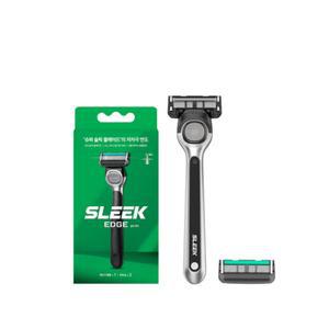 슬릭 엣지 면도기 핸들팩(면도기1개+면도날 2입)