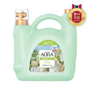 [엘지생활건강]AURA 실내건조 용기 5.7L 대용량 섬유유연제 스모키머스크