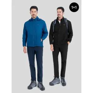 [마운틴밸리][1+1][BEST] 가을 간절기 이중직 루텔 사방 스트레치 워크웨어 팬츠