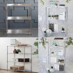 메탈랙 450 600 750 900 1200 조립수납장 그릇선반 앵글자재 진열대 조립철제선반