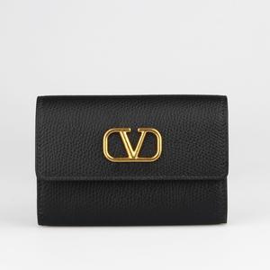 [VALENTINO] V 로고 시그니쳐 카드 지갑 5W2P0AE6 SNP 0NO