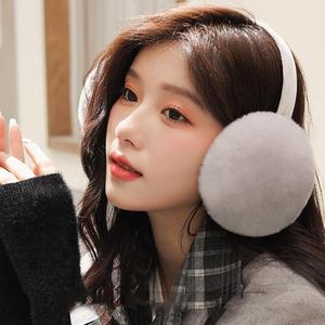 [JHQS90KO_4B]접이식 여성 귀여운귀마개 방한 털 귀돌이