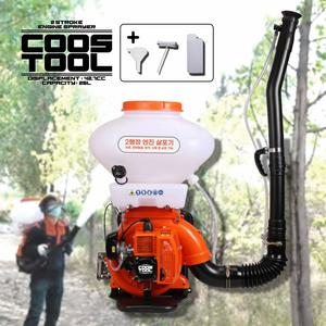 코스툴 2행정 살포기 분무기 43cc 엔진 농약 염화칼슘 비료