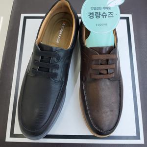 [에스콰이아][행복한백화점][에스콰이아]남성 세미정장 사미파노 소가죽 밴딩 컴포트화 YAESHD045