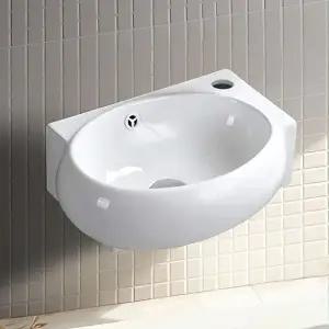 [셀러허브 패션][JHQRMHK3_4B]소형 세면대 원룸 미니 간이 세면기 원형