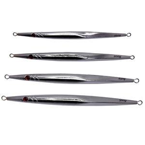 실버 롱지그 메탈 참돔 갈치 부시리 지깅낚시 160g 200g 250g 300g