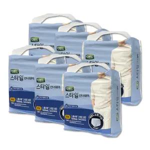 디펜드 스타일 언더웨어 남성용 요실금팬티 패드 남성 파워 대형 8매x6팩