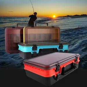 대형 낚시 태클박스 양면 소품 케이스 수납 정리함 민물 바다 루어 선상 다용도 채비 보조 멀티 가방 용품