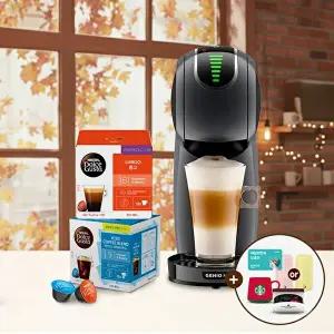 [돌체구스토][배민1만원권] 돌체구스토 캡슐 커피머신 지니오S 터치 그레이 캡슐 패키지(캡슐2포함) (굿즈