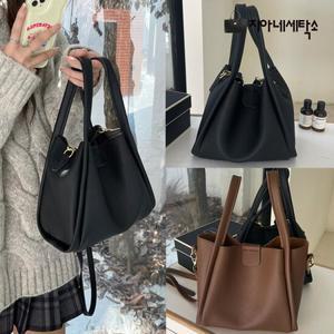 [지아네세탁소] 심플스타일백  토드백 데일리 여성가방