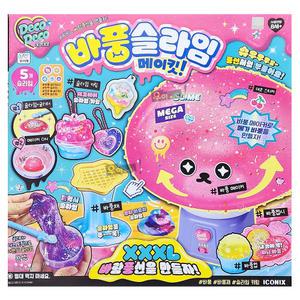 데코데코 바풍슬라임 메이킷 본품 바풍메이커 아이코닉스 바람풍선 만들기 미술 놀이 완구