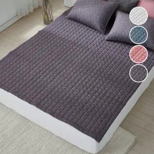 도톰한 사계절 먼지없는 침대 매트리스 매트 패드 슈퍼싱글 SS