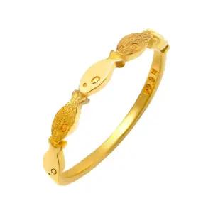 갤러리아 순금 물고기 24K 여자 반지 금반지 매듭 디자인 1.5g