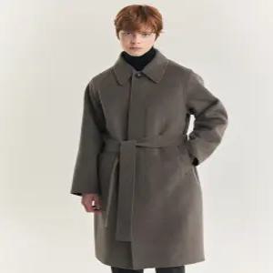 [24FW] HZCO4D504I3 핸드메이드 벨티드 발마칸 코트