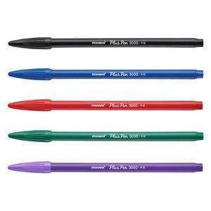 모나미 수성 프러스펜 12개입 (흑/청/적/녹/보라)