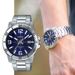 정식AS 카시오 MTP-VD01D-2BVDF 다이버 스타일 남성 메탈 시계