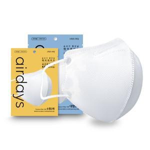 [기타][50매] KF94 에어데이즈 마스크 보건용 중형 소형 새부리형 조정석 2D 국산