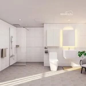 코지스퀘어 LED사각거울 거실욕실 리모델링