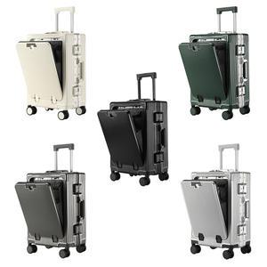 심플제이J 알루미늄틀 캐리어 앞면포켓 여행용 출장용 신상캐리어 20인치 24인치 26인치