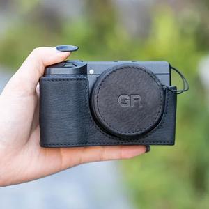 리코 Gr3x TOP용 가죽 카메라 가방 빈티지 수제 보호 케이스 GR GR1 GR2 GR3