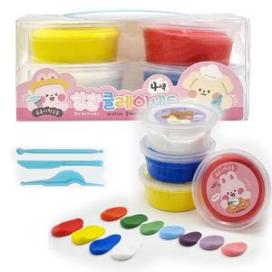 아토스 상상4색 클레이 도구포함 세트/아이 점토 만들기재료