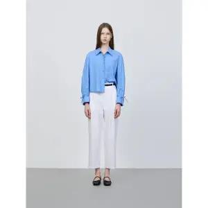 [ZOOC](대구신세계)리본 커프스 크롭 셔츠_Z252MSC023