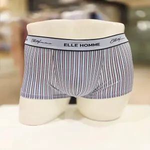 엘르이너웨어 블루 스트라이프 남성 아웃밴드 드로즈 EDMDR142 BU