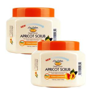 에코살롱 살구 스크럽 폼 클렌징 500g 2개