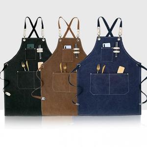 앞치마 캔버스 바리스타 카페 주방 미술 공방 작업 목공 화방 어린이집 어깨 미용실